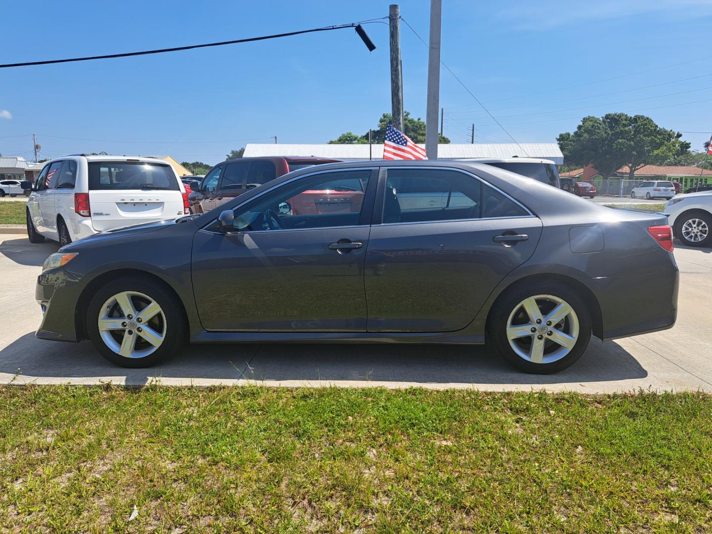 2012 Grey Toyota Camry SE (4T1BF1FK4CU) with an 2.5L L4 DOHC 16V engine, 6-Speed Automatic transmission, located at 1181 Aurora Rd, Melbourne, FL, 32935, (321) 241-1100, 28.132914, -80.639175 - Photo#0